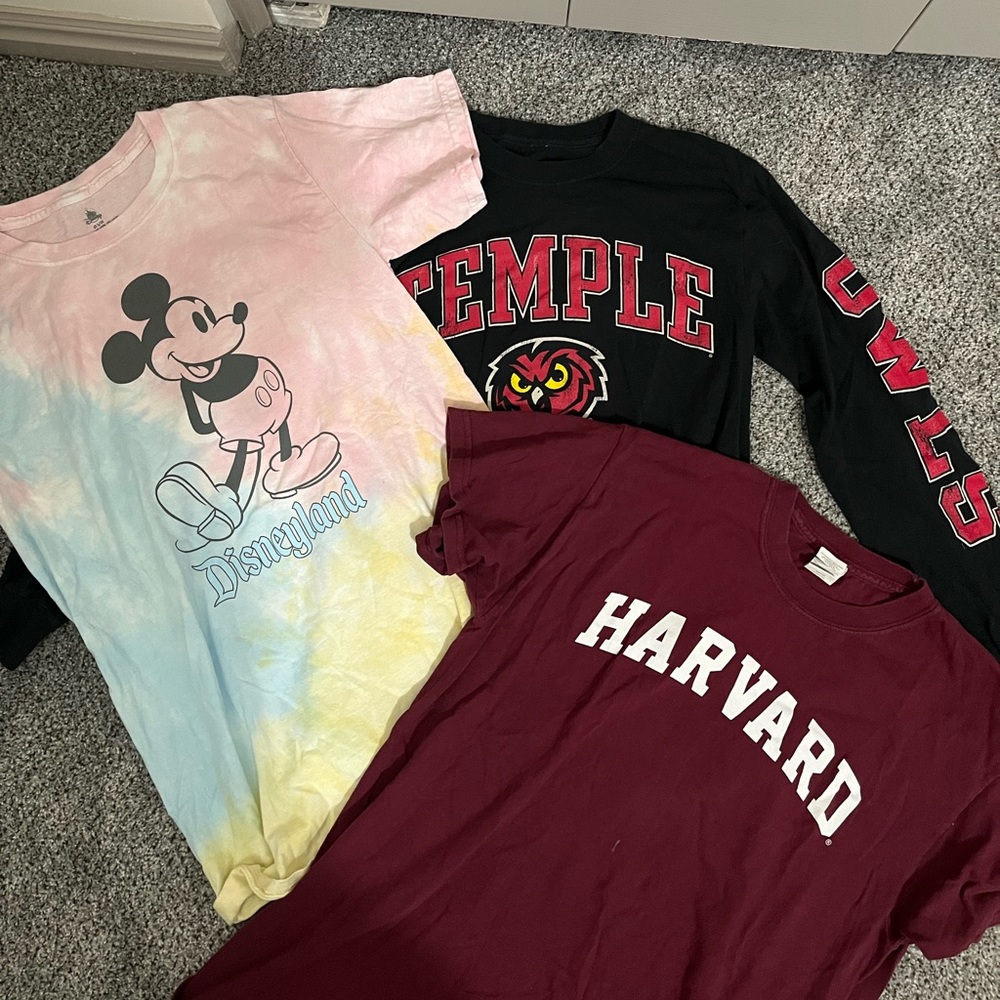 3 t shirts